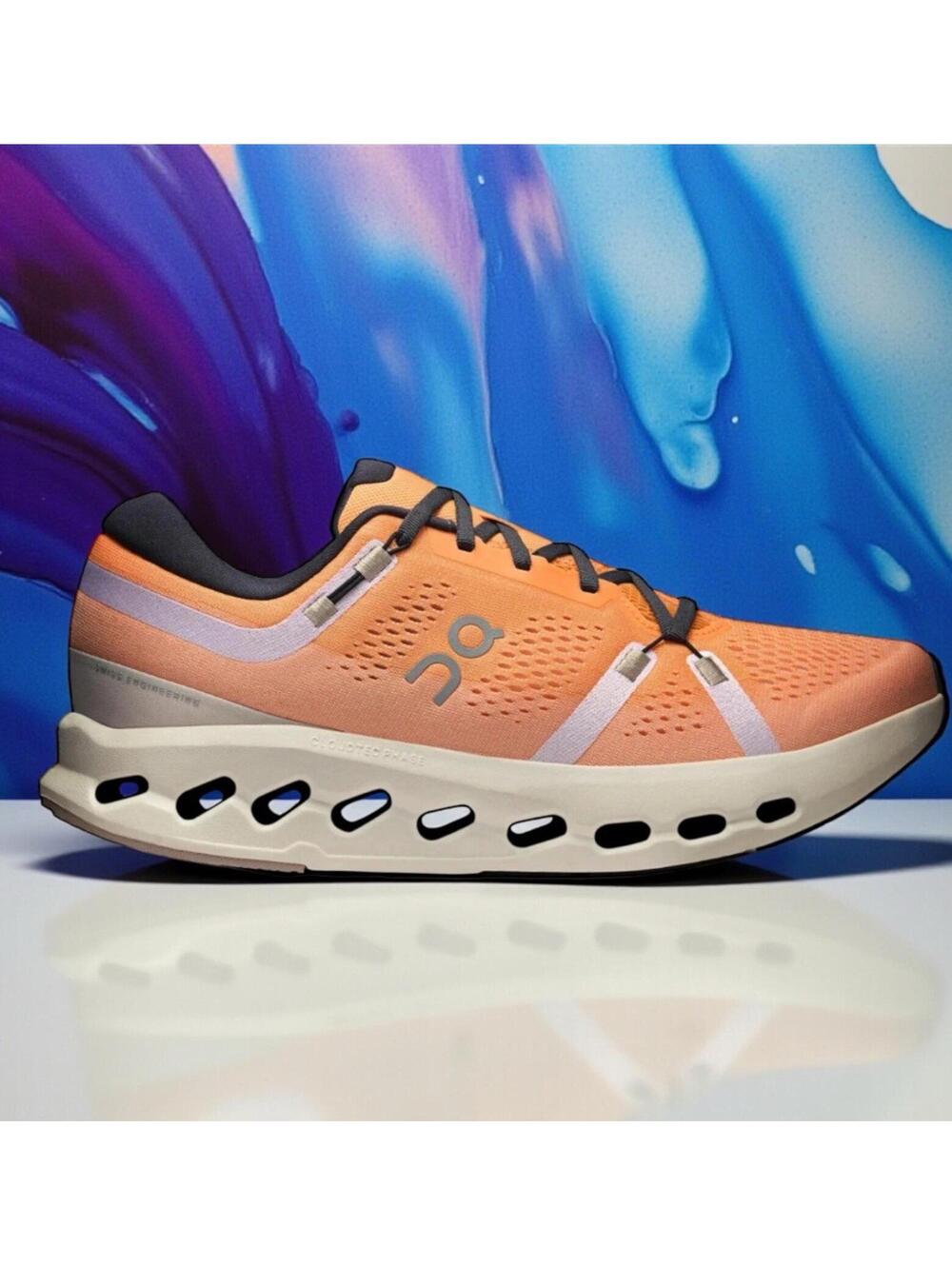 On Cloudsurfer 2 3mf10123126 Sneaker Mens 8 Tangerine Ivory Running Shoes 12